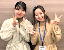 竹内美結さんと横山先生