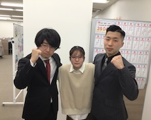 唐木先生と喜穂子さんと山田先生