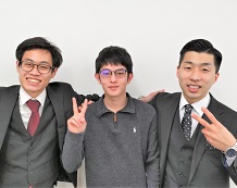 山崎悠月くんと山田先生、髙宮先生