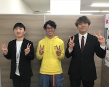 仲平先生と翔馬くんと栗田先生