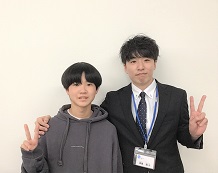 大島亜臣人くんと渡邉先生