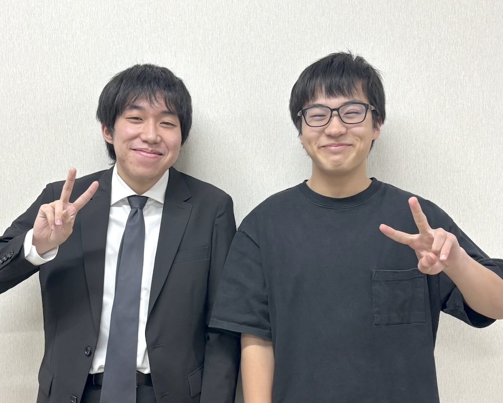 清須虎海さん、橋本先生