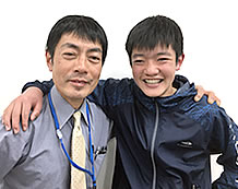 デンソー学園に合格! 丸山雄大くんと福井先生