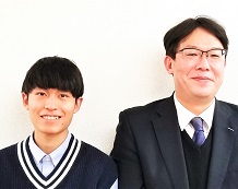 安東エルウィン一成さんと山本教室長