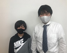 郡 悠斗くんと加藤先生