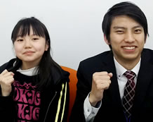 井上 ことのさんと福井先生