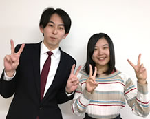 林康寛先生と大澤奈生美さん