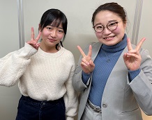 大下姫凪さんと十文字華咲先生