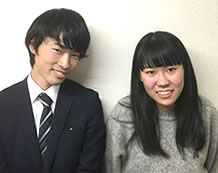 早田梨紗さんと奥山智司先生