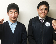 室谷日登輝さんと伊藤隆典先生