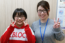 加藤百花さんと伸恵先生