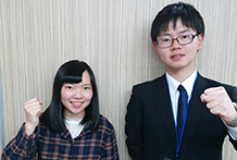 髙橋柚衣さんと吉田先生