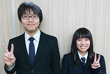 松田妃奈乃さんと藤丸先生