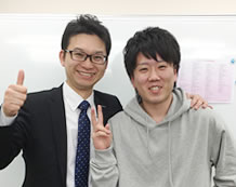 渡邊秀平さんと教室長