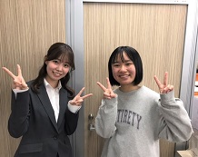 新田愛美さんと小田原先生