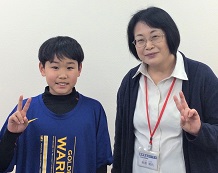 隈本悠斗くんと田淵先生