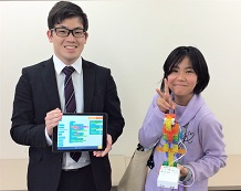 花咲遙さんと細谷先生