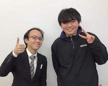 志望校合格! 小西悠月くん