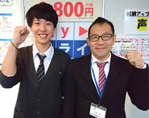 熊井 陽太くんと久保先生