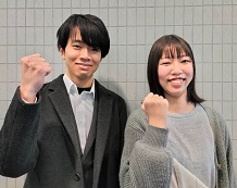 余川千晶さんと服部先生