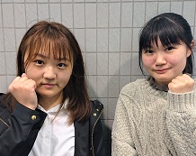 窪田花依さんと吉田先生