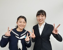 藤井 優衣さんと土田先生