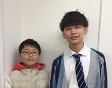 橋本健成くん、田中先生