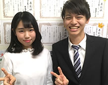 宇佐美友花さんと塩倉先生