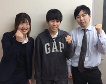 大西健斗くん(幡山中学)伊藤先生