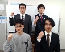 恵翔くんと浅井先生・矢ヶ崎先生・山崎先生