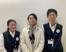 森本琉斗くん、日比先生、清水先生