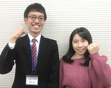 左：西京先生　右：松田美佳さん