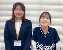 左：成田花音先生　　右：菊地 美紅さん