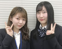 左:熊谷先生 右:佐々木ひめ乃さん