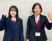 左:渡辺葵さん 右:村田先生