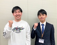 左:川田誉人くん 右:小山聡太先生