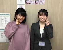 左から門脇さん、稲葉先生