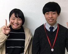 内田さんと担当の山口先生