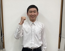 合格を勝ち取った!栗原智也くん