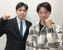松井杏将くんと土野先生