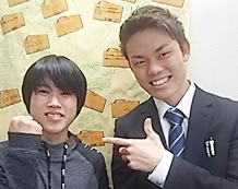 中学3年生 吉田唯斗くん
