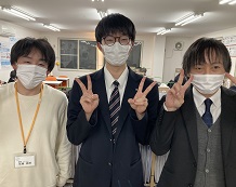 佐藤先生と行天くんと齋藤先生