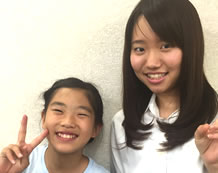 大好きな先生と一緒に「これからもがんばります!」