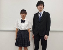 木村佳凛さんと山田先生