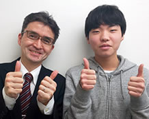 K.Mくんと柴田前教室長