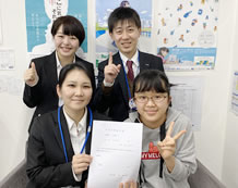 栗本先生、岡田先生、古賀さん、佐藤(裕)教室長