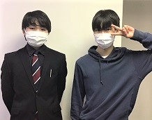 菊池大翔くん、松元駿亮先生