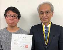 川岡海翔くんと松岡先生