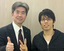 志望校合格!教室長と。