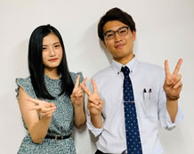 横山さんと田原先生